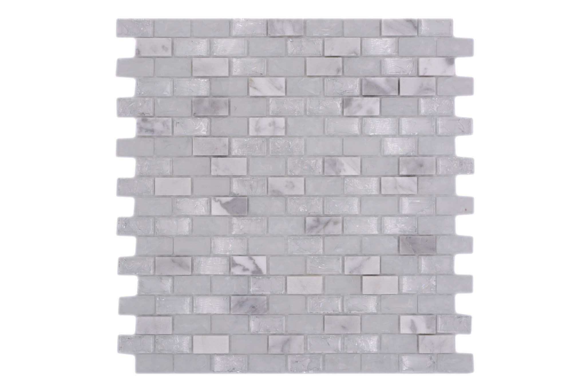 Mosaik Vit Vaggeryd - 006 | 0,085 m²/ark