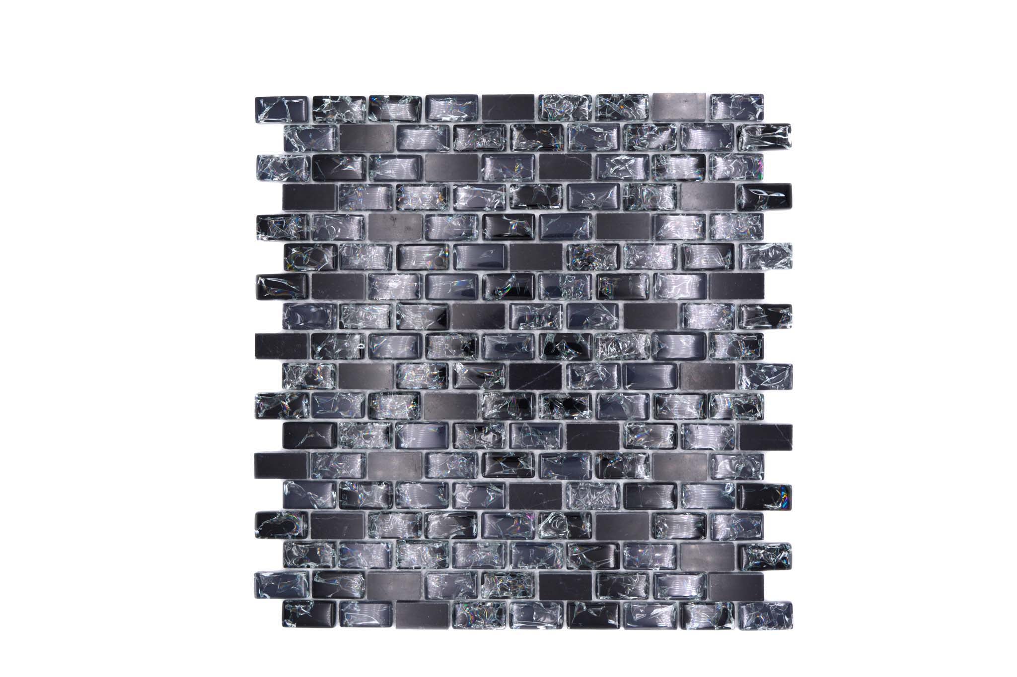 Mosaik Svart Vaggeryd - 007 | 0,085 m²/ark