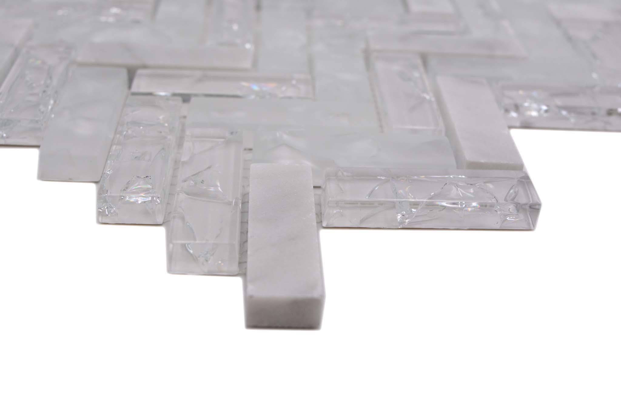 Mosaik Vit Vaggeryd - 011 | 0,077 m²/ark