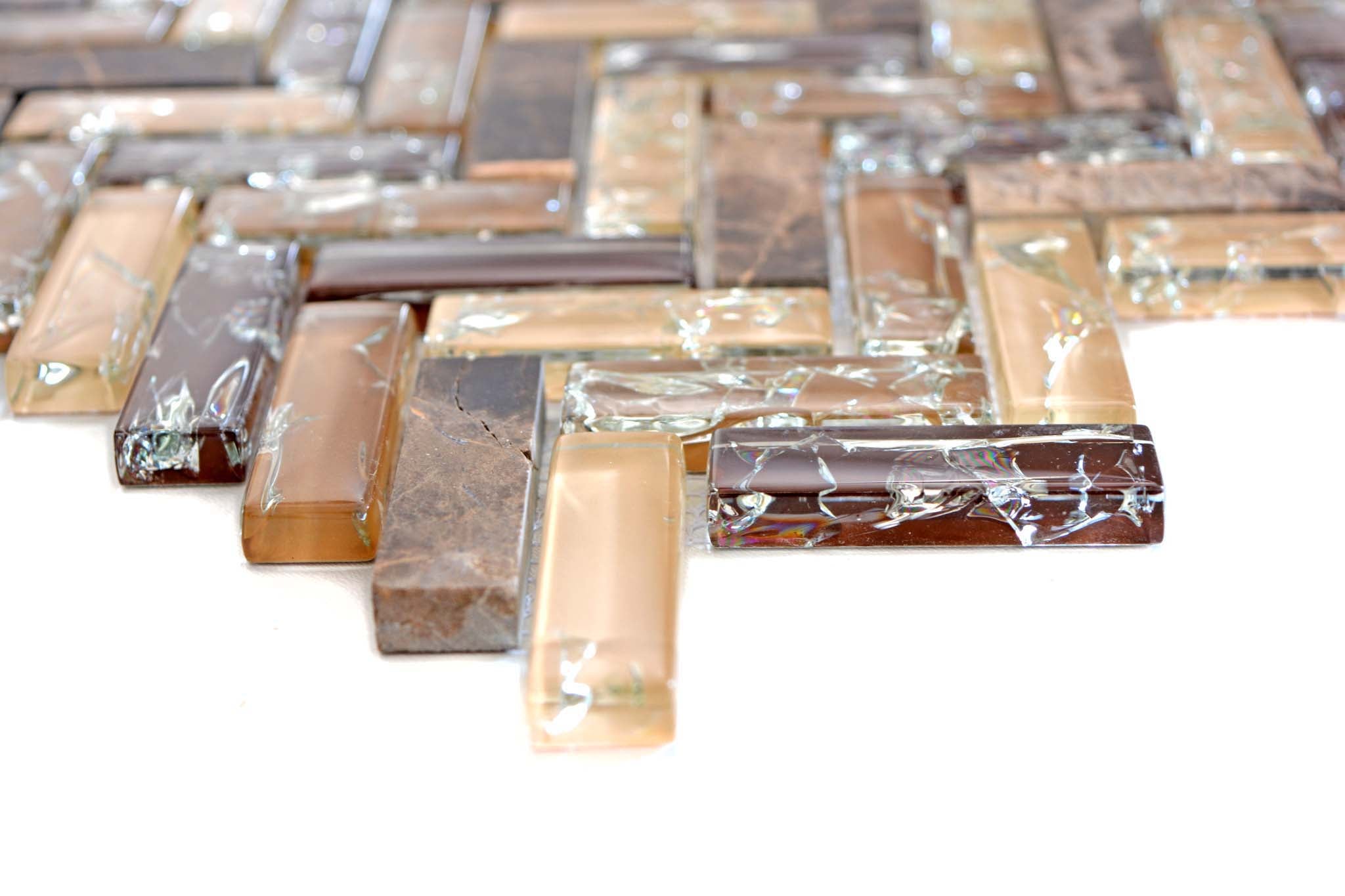 Mosaik Brun Vaggeryd - 015 | 0,077 m²/ark