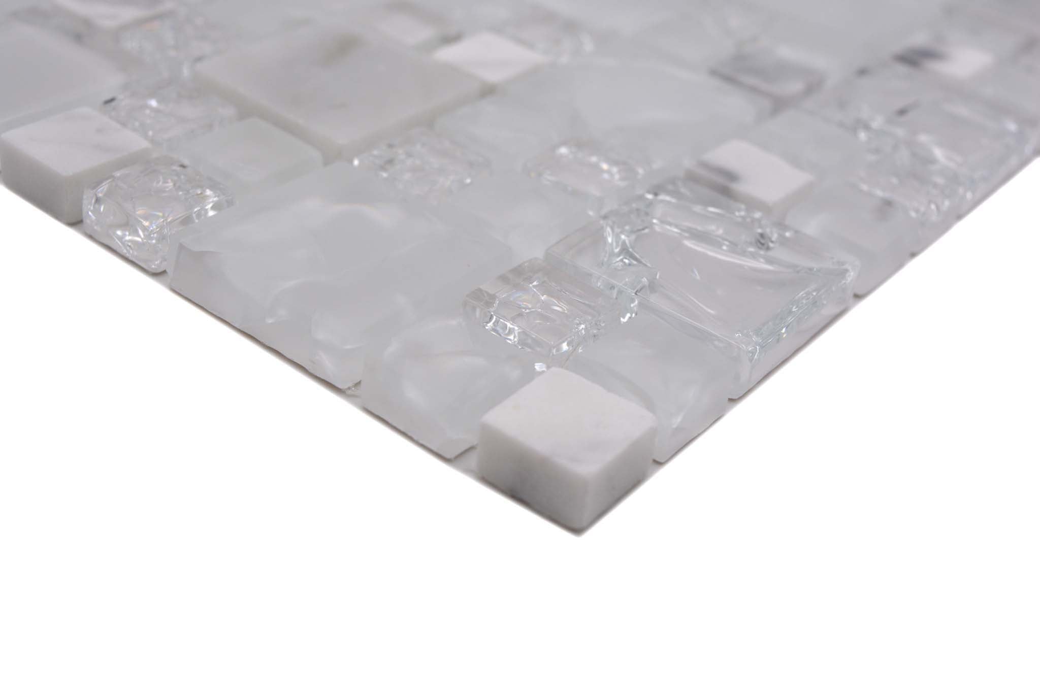 Mosaik Vit Vaggeryd - 016 | 0,093 m²/ark