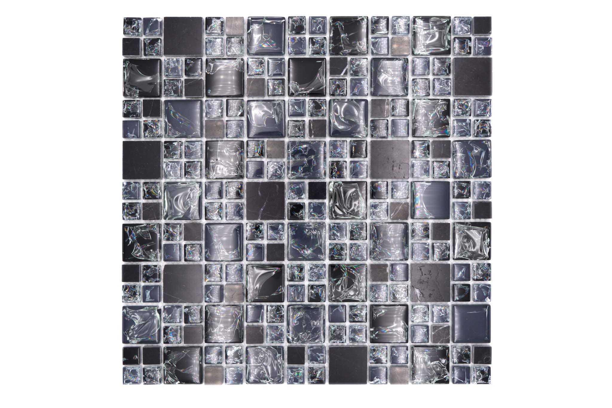 Mosaik Svart Vaggeryd - 017 | 0,093 m²/ark