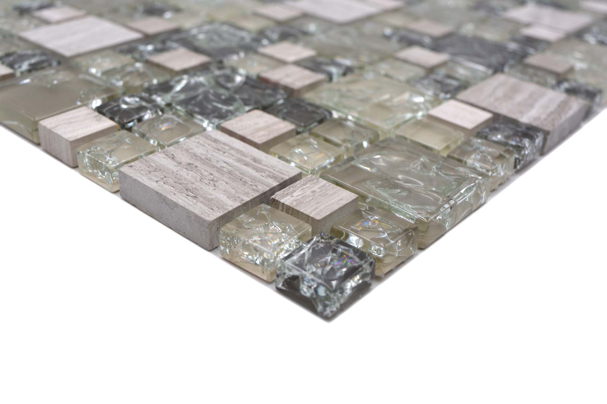 Mosaik Grå Vaggeryd - 018 | 0,093 m²/ark