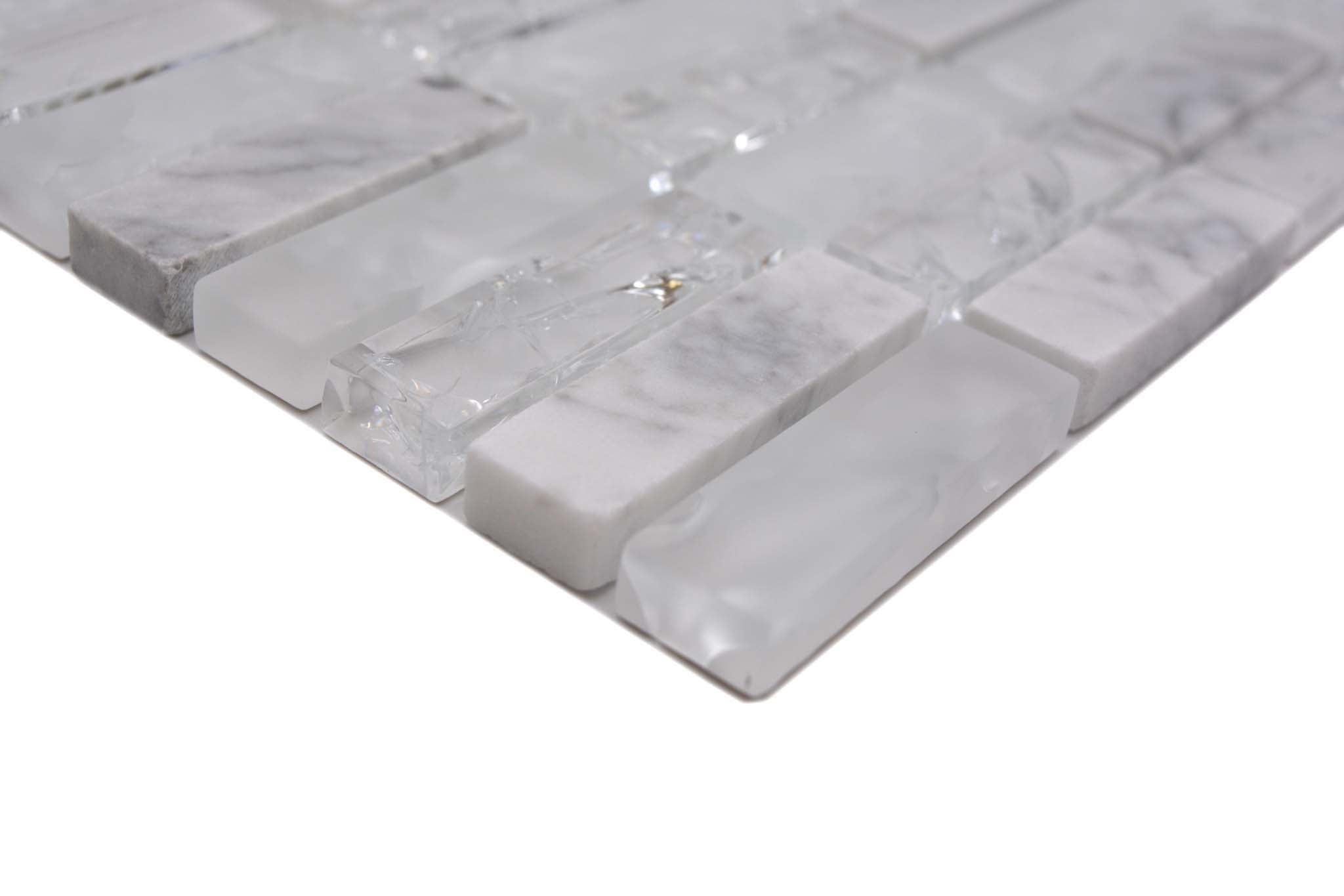 Mosaik Vit Vaggeryd - 021 | 0,1 m²/ark