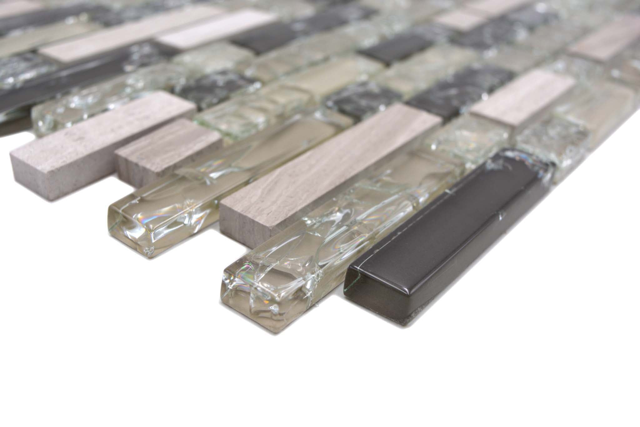 Mosaik Grå Vaggeryd - 028 | 0,091 m²/ark