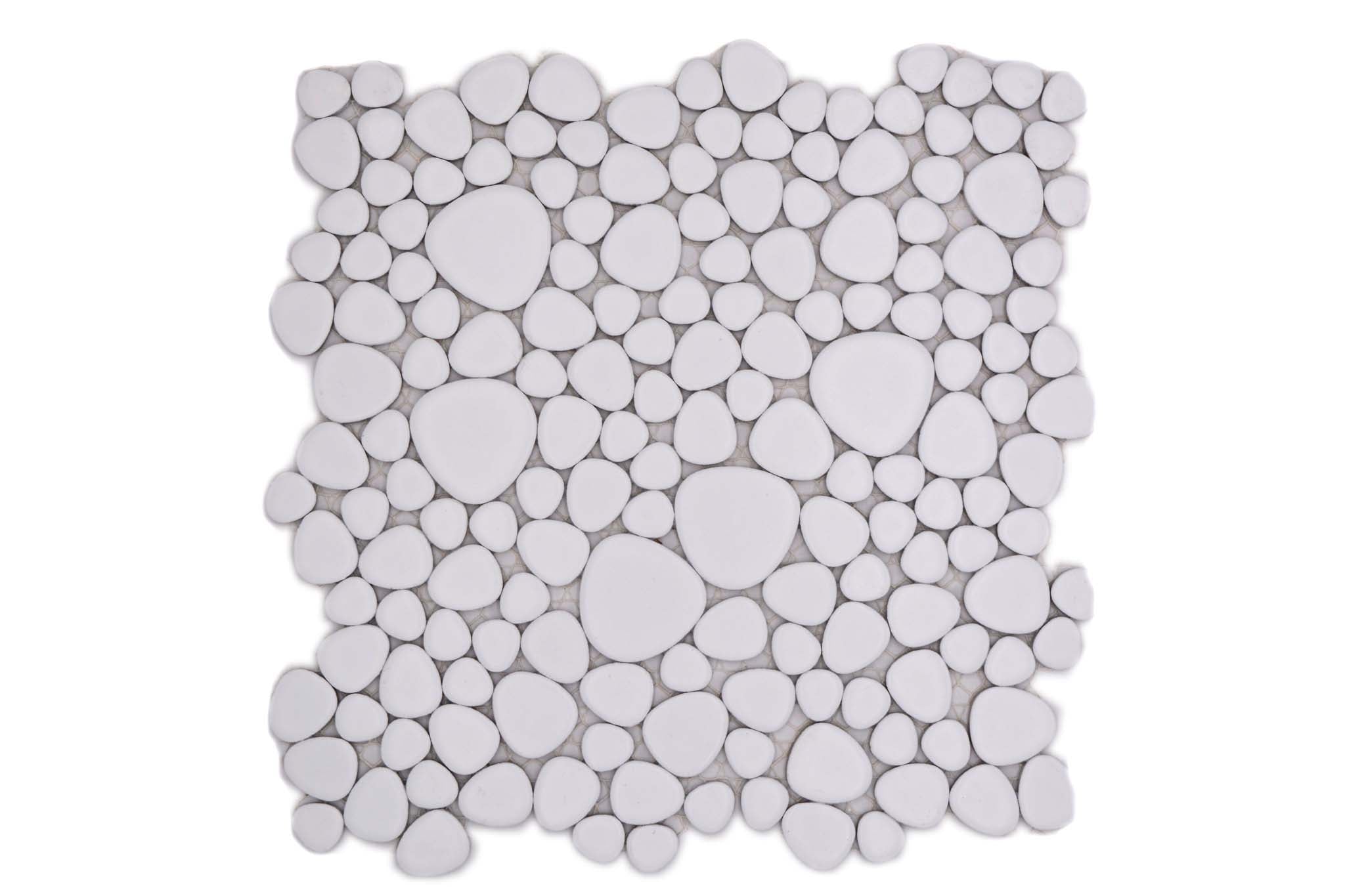 Mosaik Vit Älmhult - 005 | 0,076 m²/ark