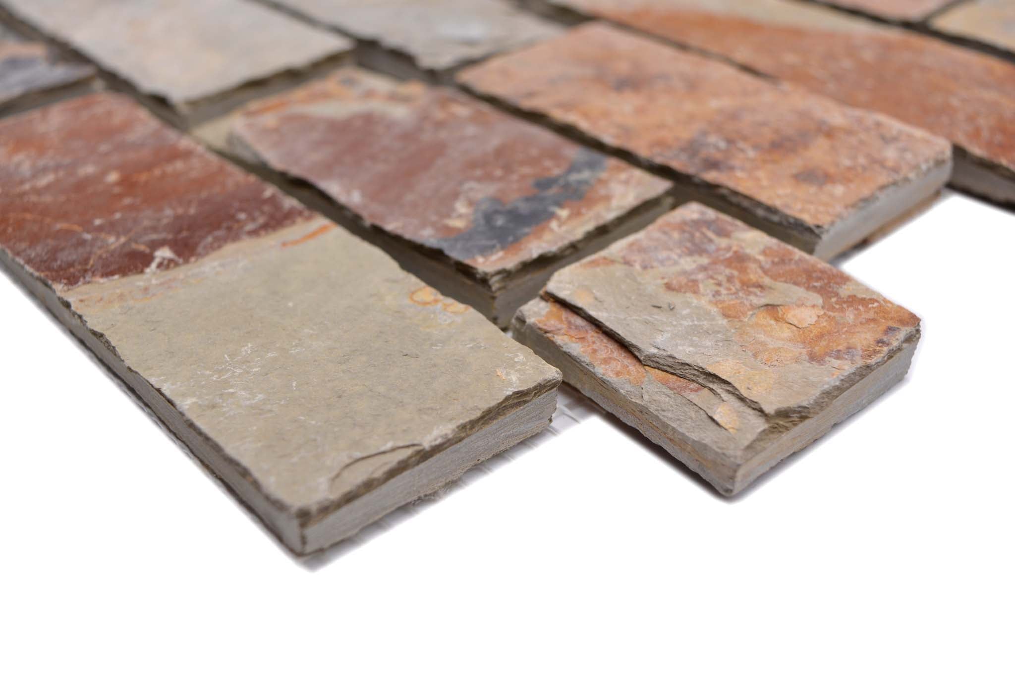 Mosaik Flerfärgad Falköping - 007 | 0,093 m²/ark