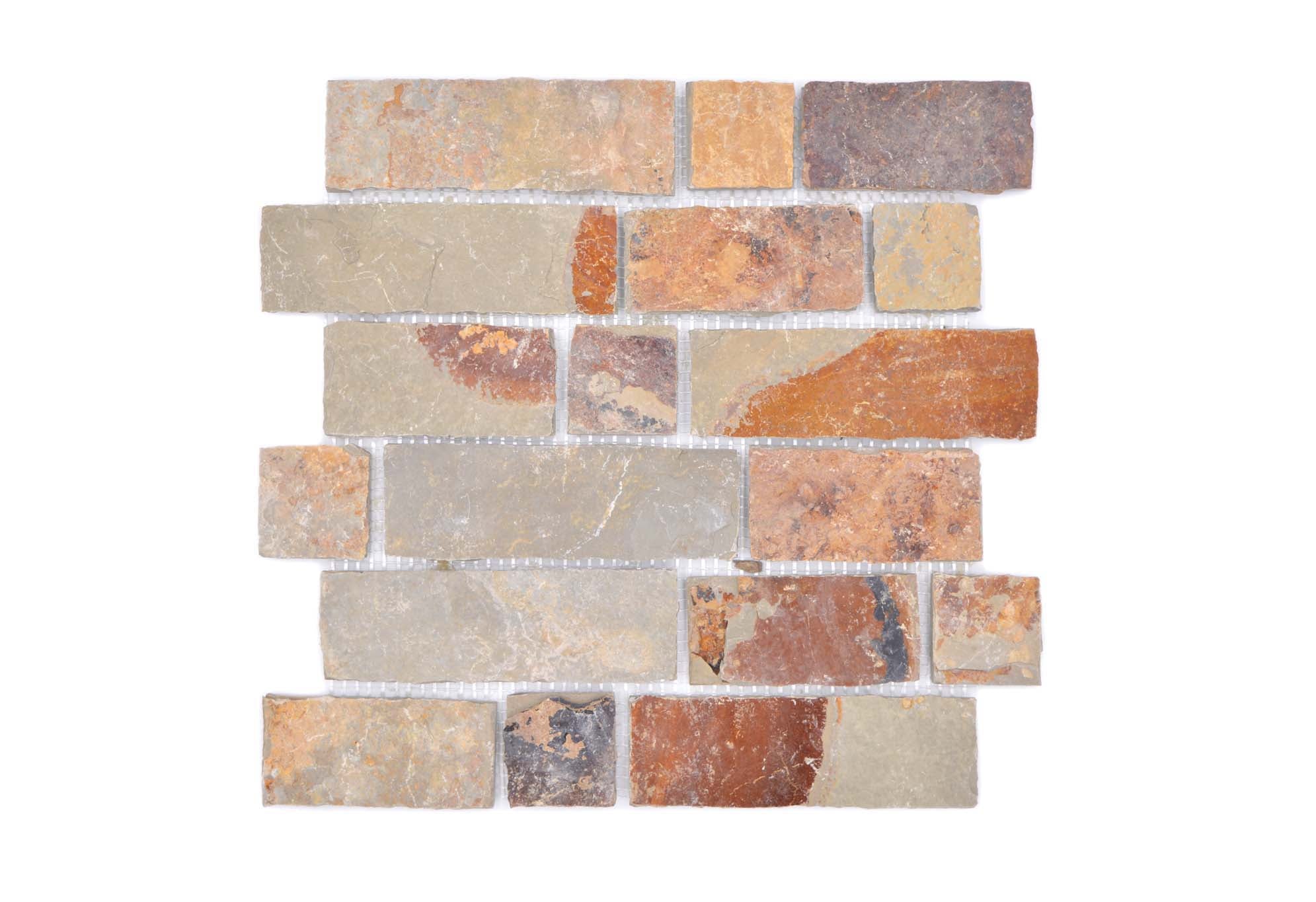 Mosaik Flerfärgad Falköping - 007 | 0,093 m²/ark