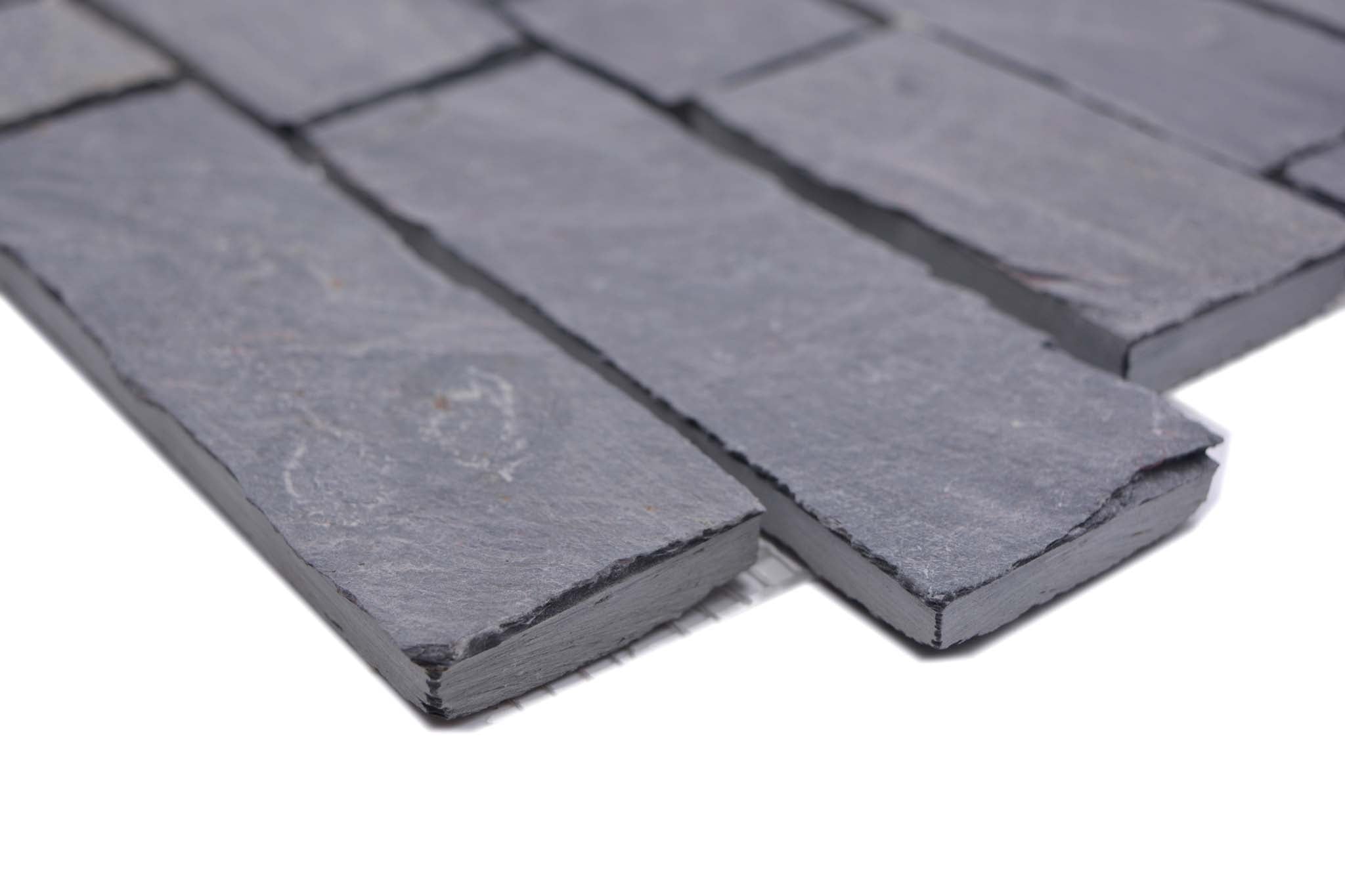 Mosaik Svart Falköping - 008 | 0,093 m²/ark