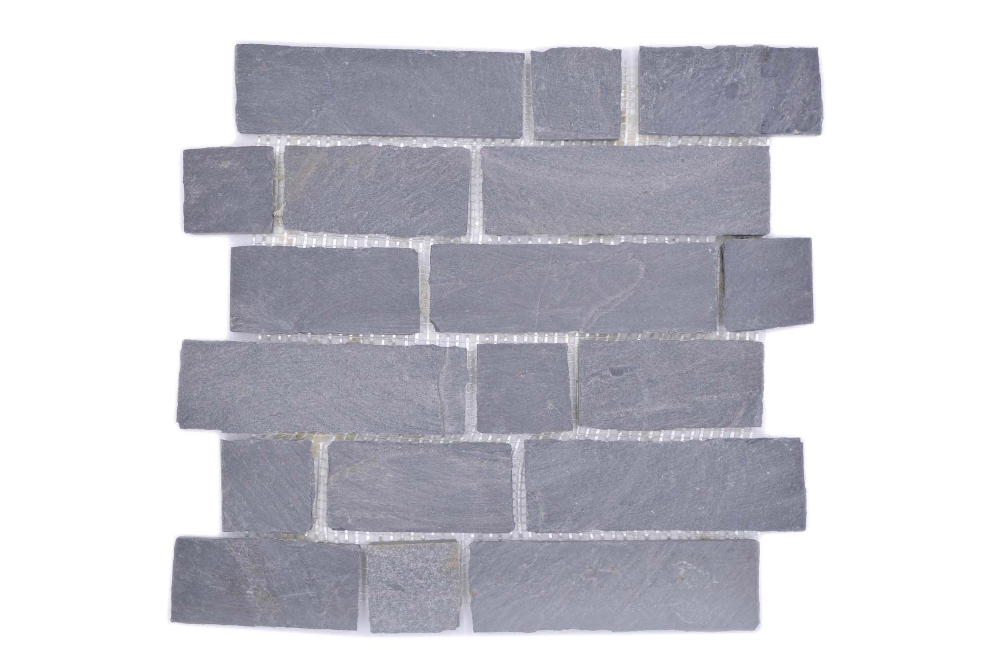 Mosaik Svart Falköping - 008 | 0,093 m²/ark