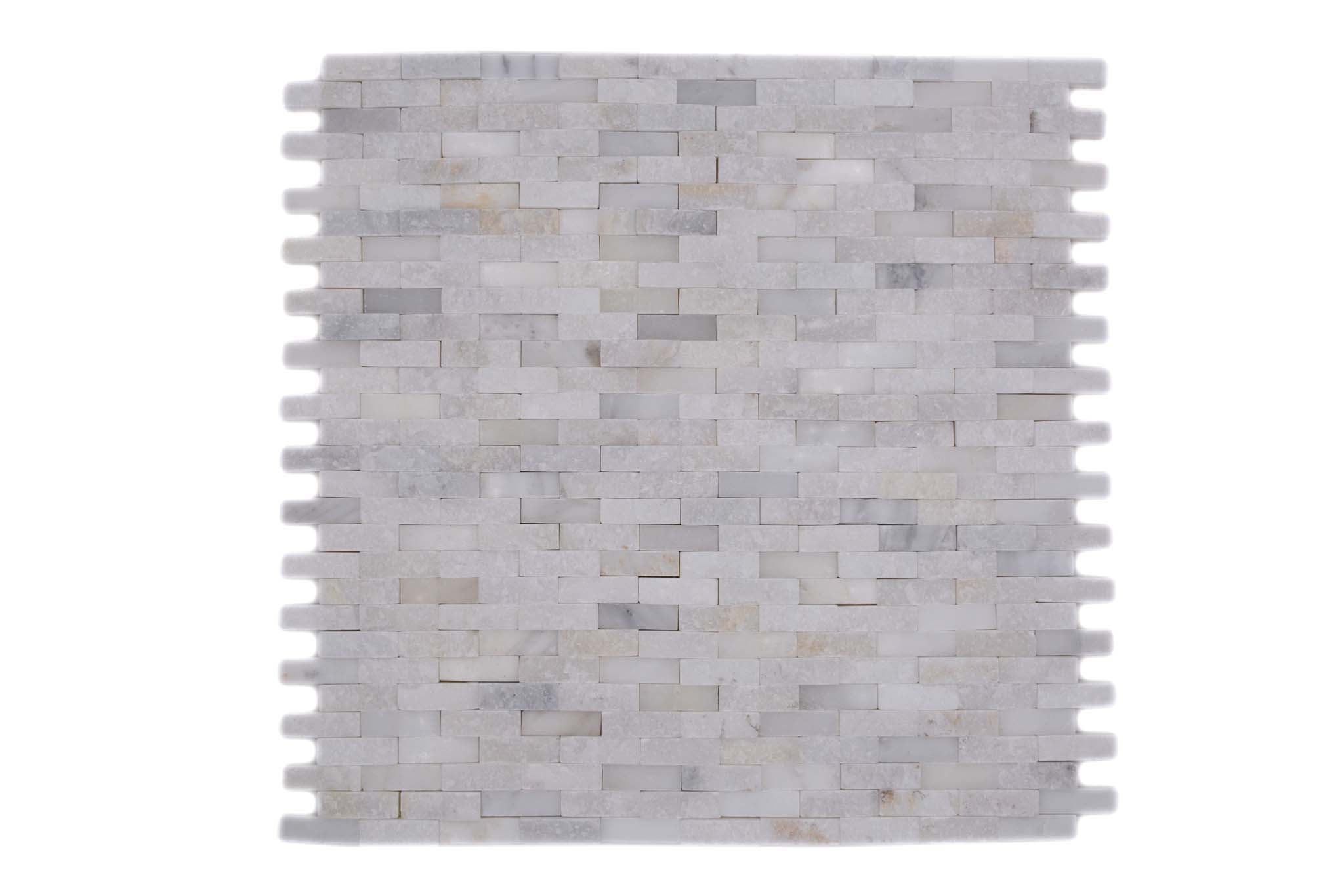 Mosaik Vit Trondheim - 001 | 0,093 m²/ark