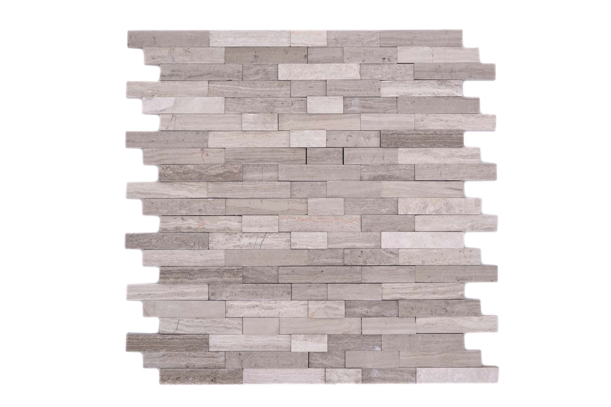 Mosaik Grå Trondheim - 002 | 0,095 m²/ark