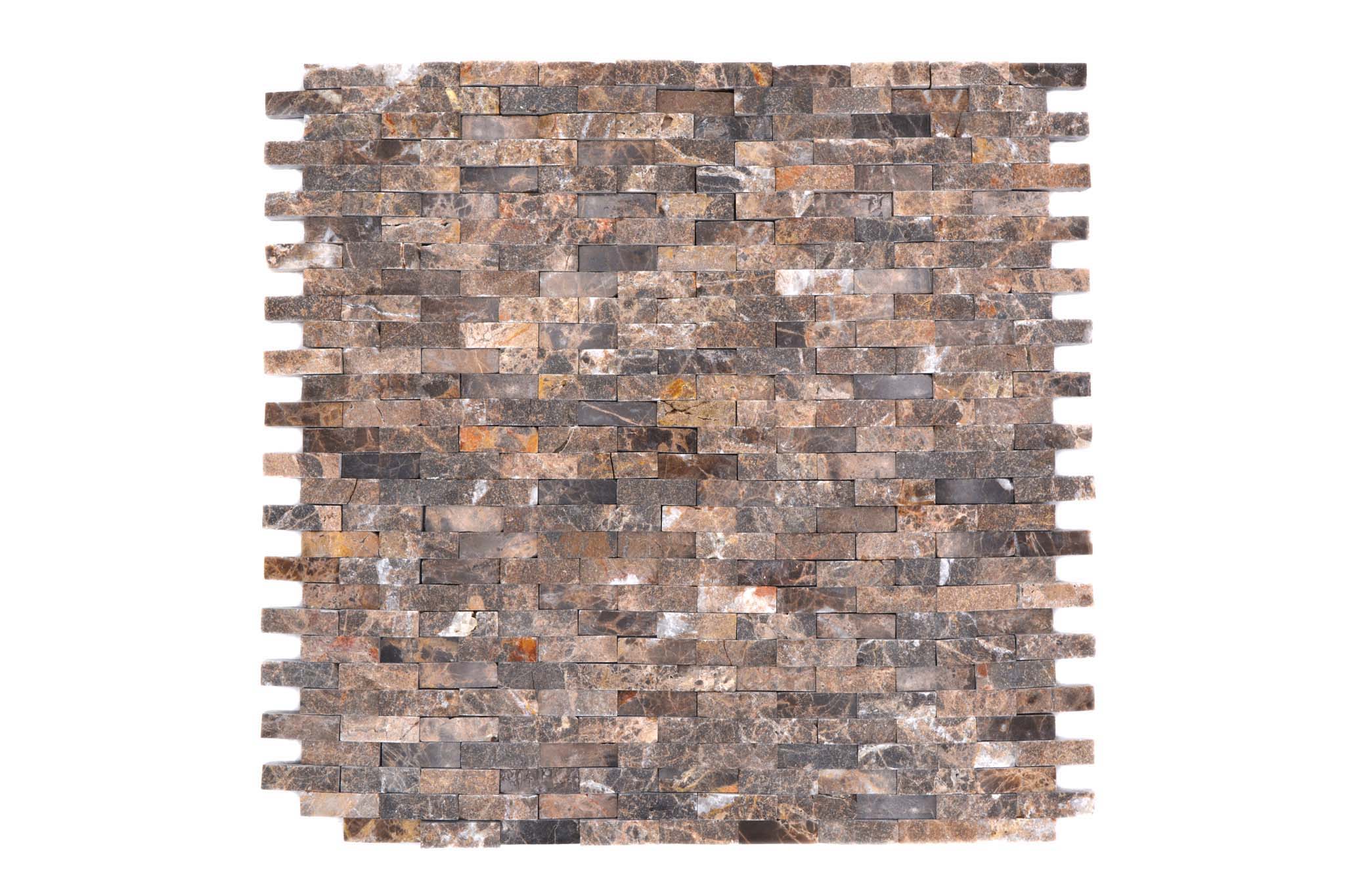 Mosaik Brun Trondheim - 003 | 0,093 m²/ark