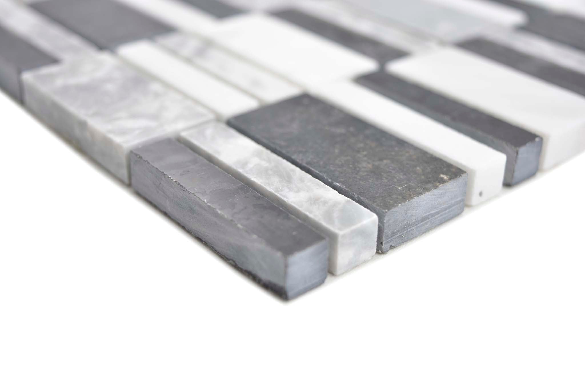 Mosaik Svart Skellefteå - 001 | 0,09 m²/ark