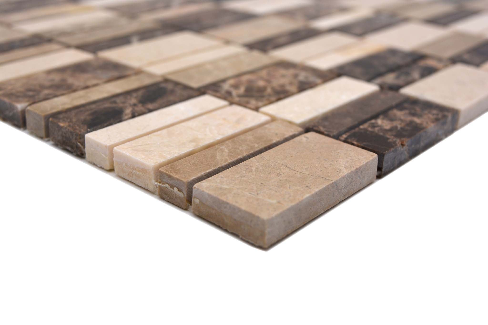 Mosaik Beige Skellefteå - 002 | 0,09 m²/ark