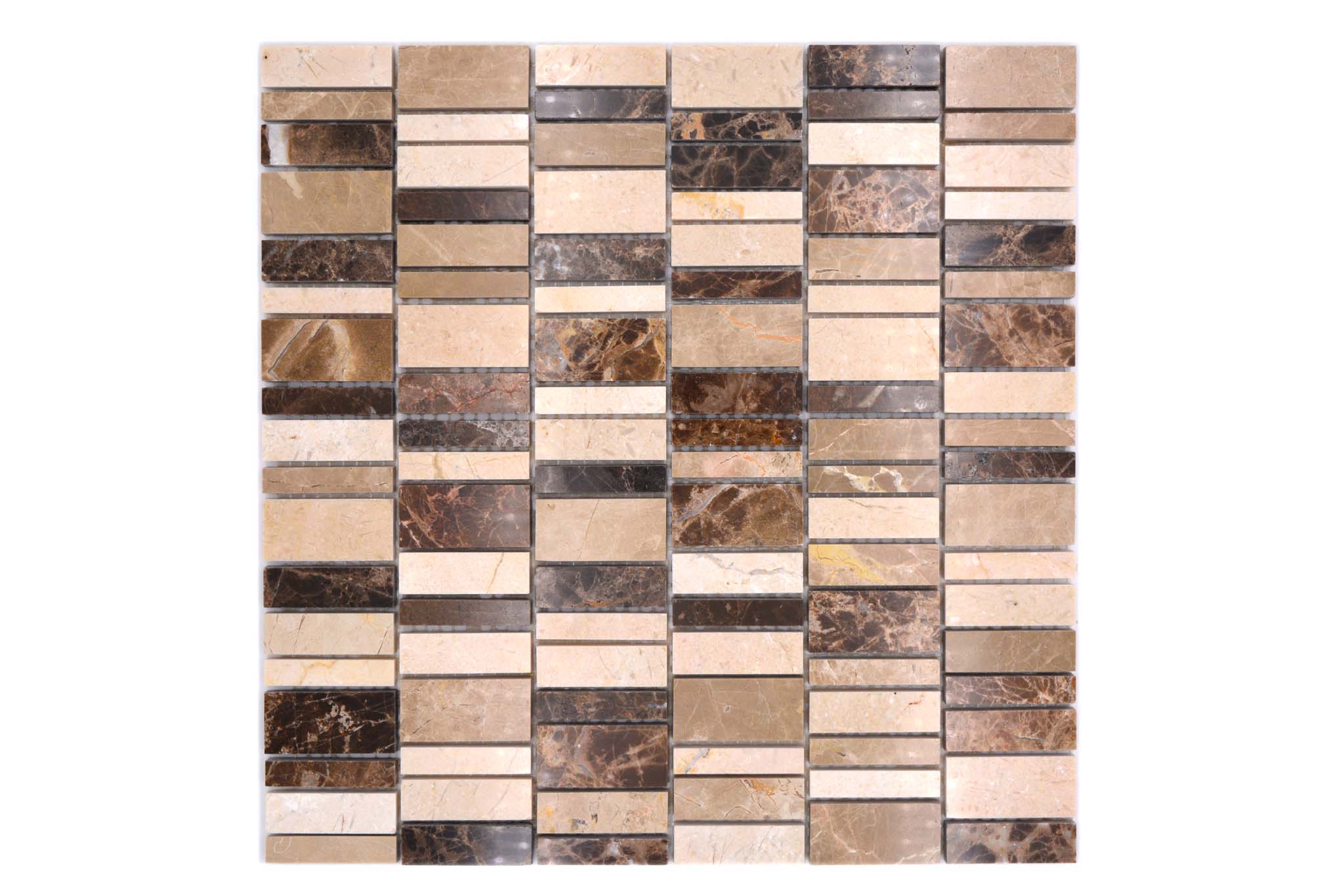 Mosaik Beige Skellefteå - 002 | 0,09 m²/ark