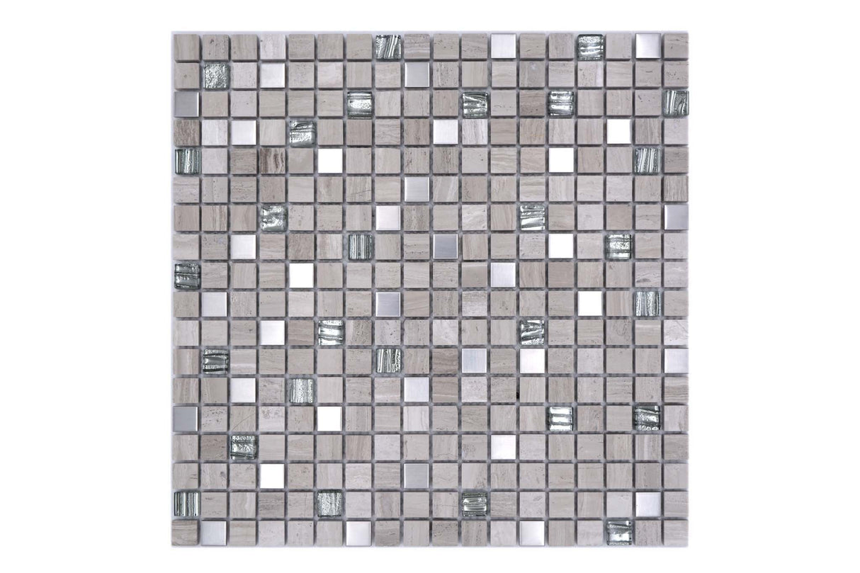 Mosaik Grå Avesta - 019 | 0,09 m²/ark
