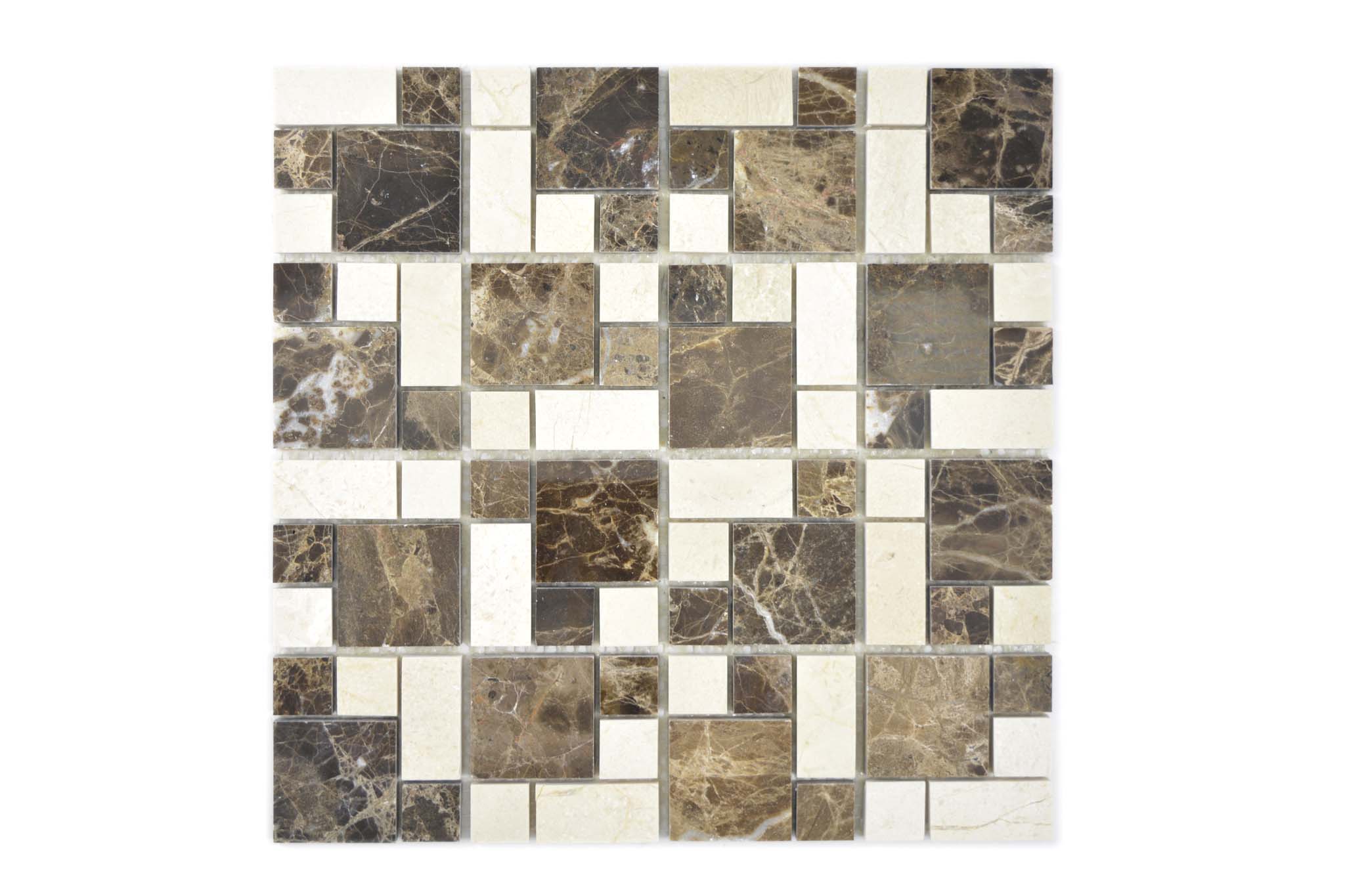 Mosaik Beige Vänersborg - 004 | 0,093 m²/ark