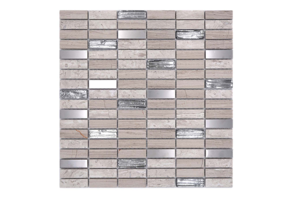 Mosaik Grå Avesta - 021 | 0,091 m²/ark