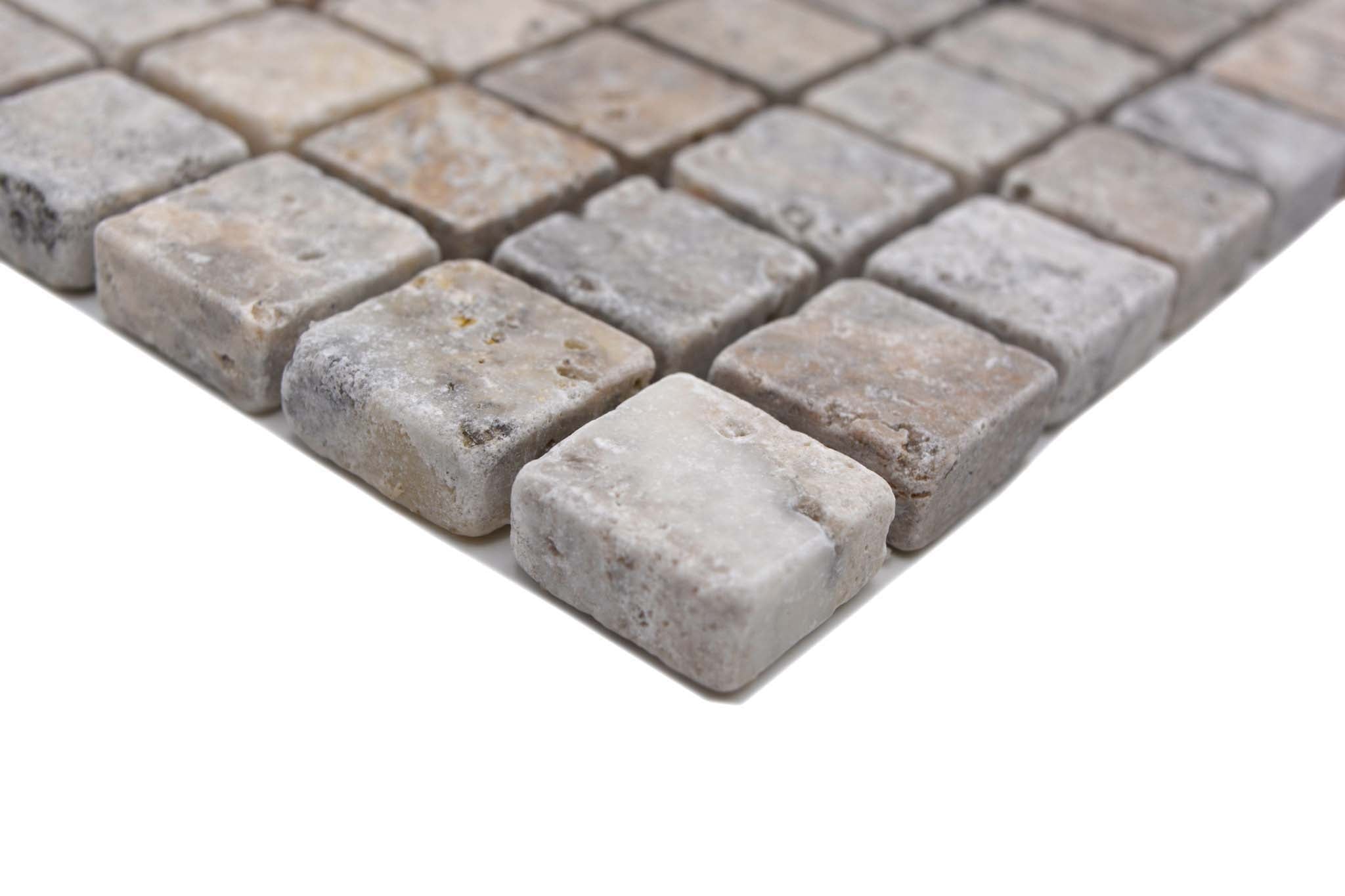 Mosaik Vit Lund - 009 | 0,093 m²/ark