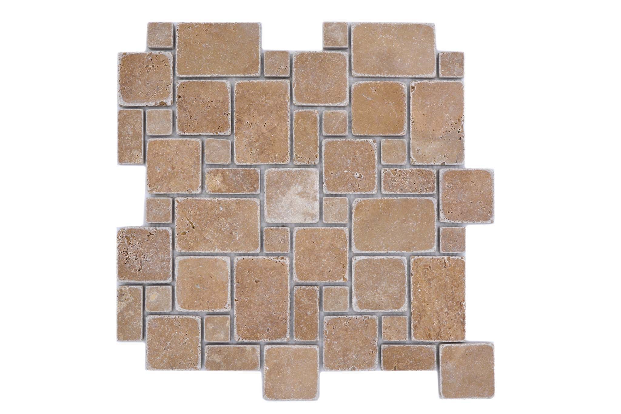 Mosaik Röd Hudiksvall - 011 | 0,093 m²/ark