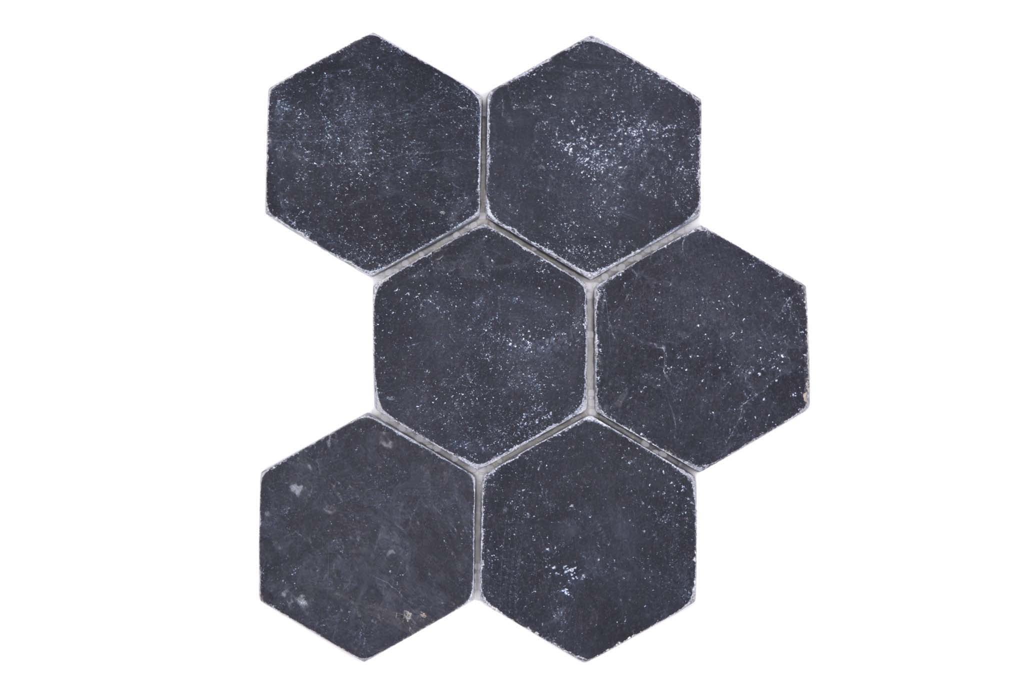 Mosaik Svart Borlänge - 012 | 0,052 m²/ark