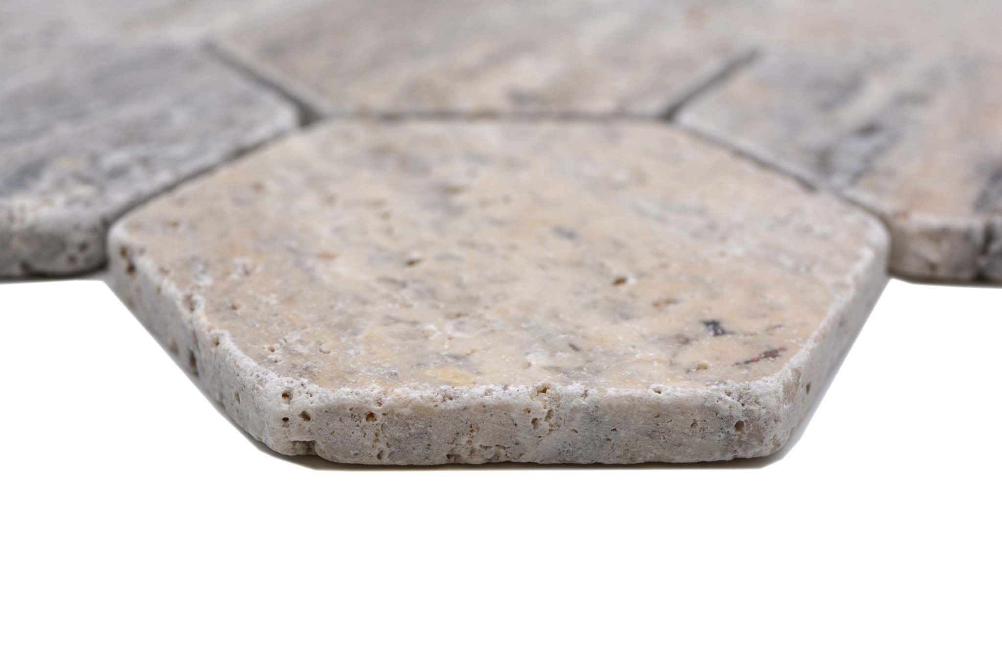 Mosaik Vit Lund - 012 | 0,052 m²/ark