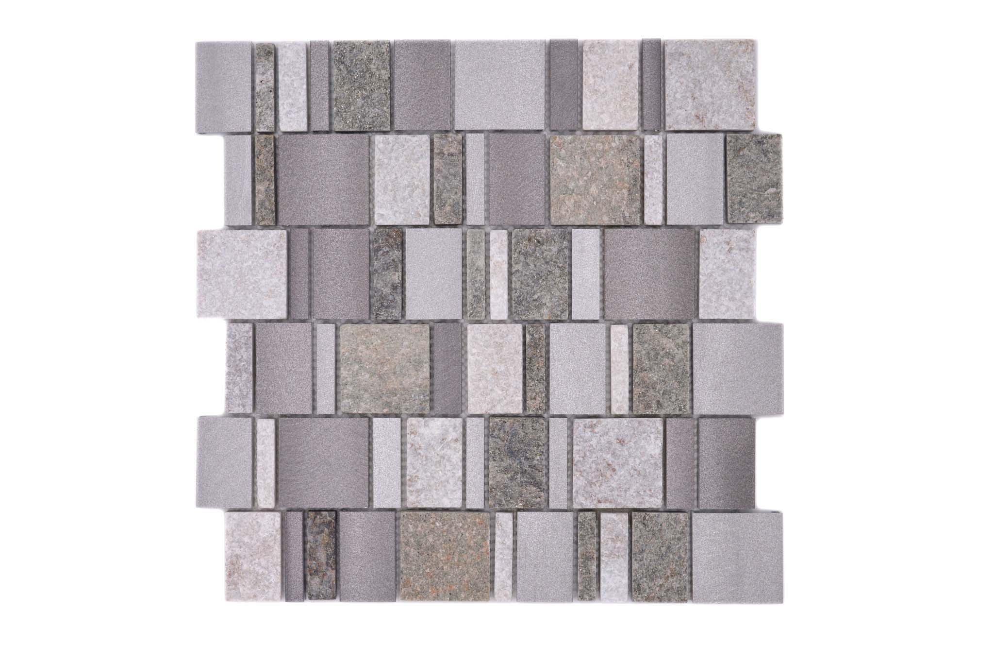 Mosaik Silver Ludvika - 002 | 0,088 m²/ark