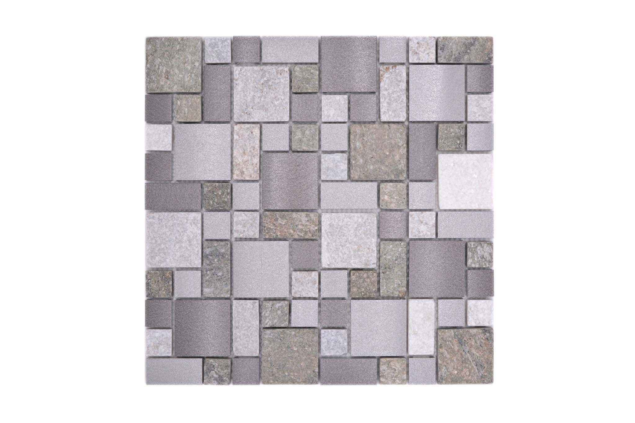 Mosaik Silver Ludvika - 003 | 0,09 m²/ark