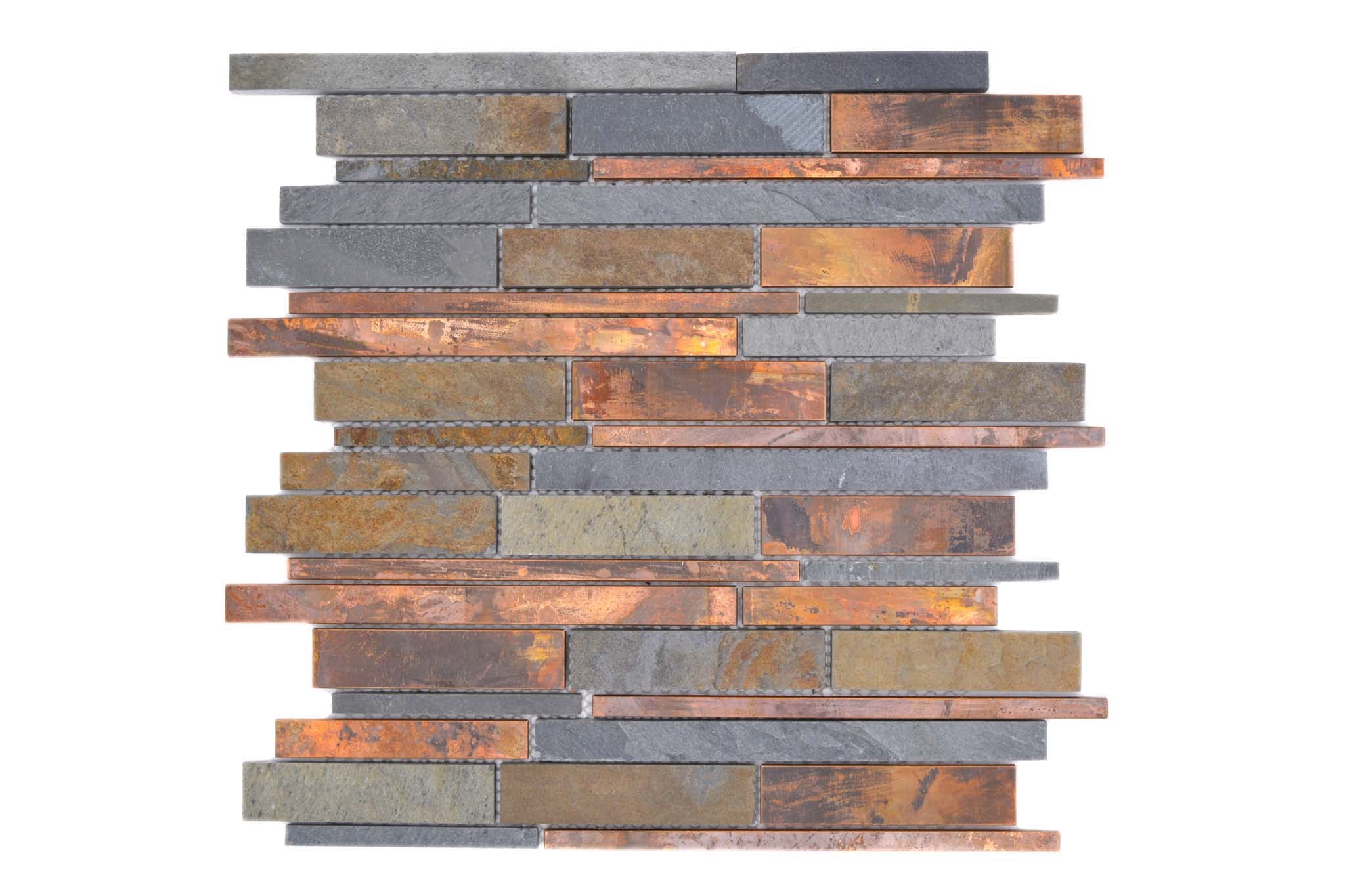 Mosaik Grå Ludvika - 005 | 0,093 m²/ark