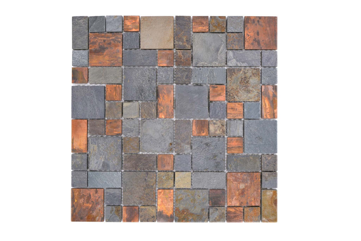 Mosaik Grå Ludvika - 008 | 0,09 m²/ark