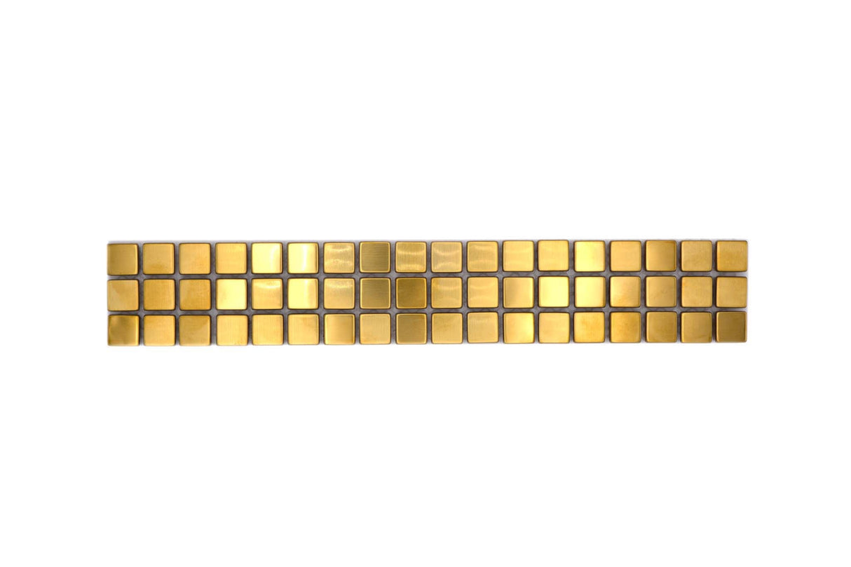Bård (Kakel) Guld Markaryd - 003 | 15x15x8mm. Säljs styckvis.