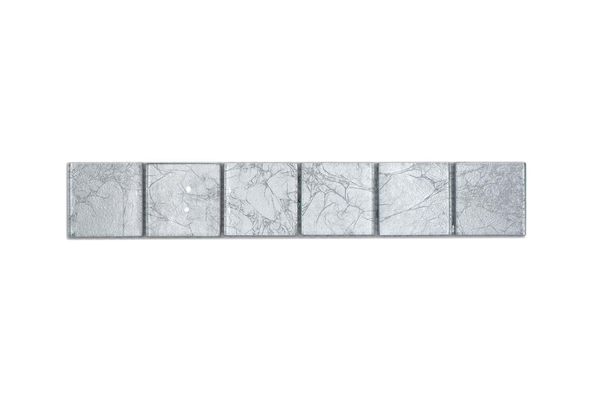 Bård (Kakel) Silver Markaryd - 011 | 48x48x8mm. Säljs styckvis.