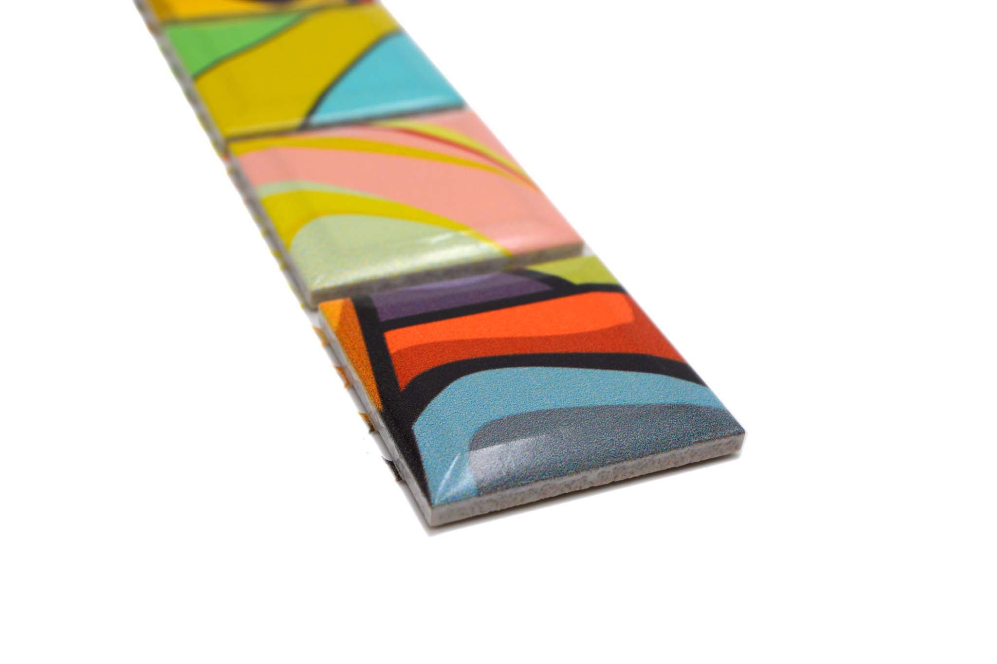 Bård (Klinker) Flerfärgad Markaryd - 014 | 45x45x6mm. Säljs styckvis.