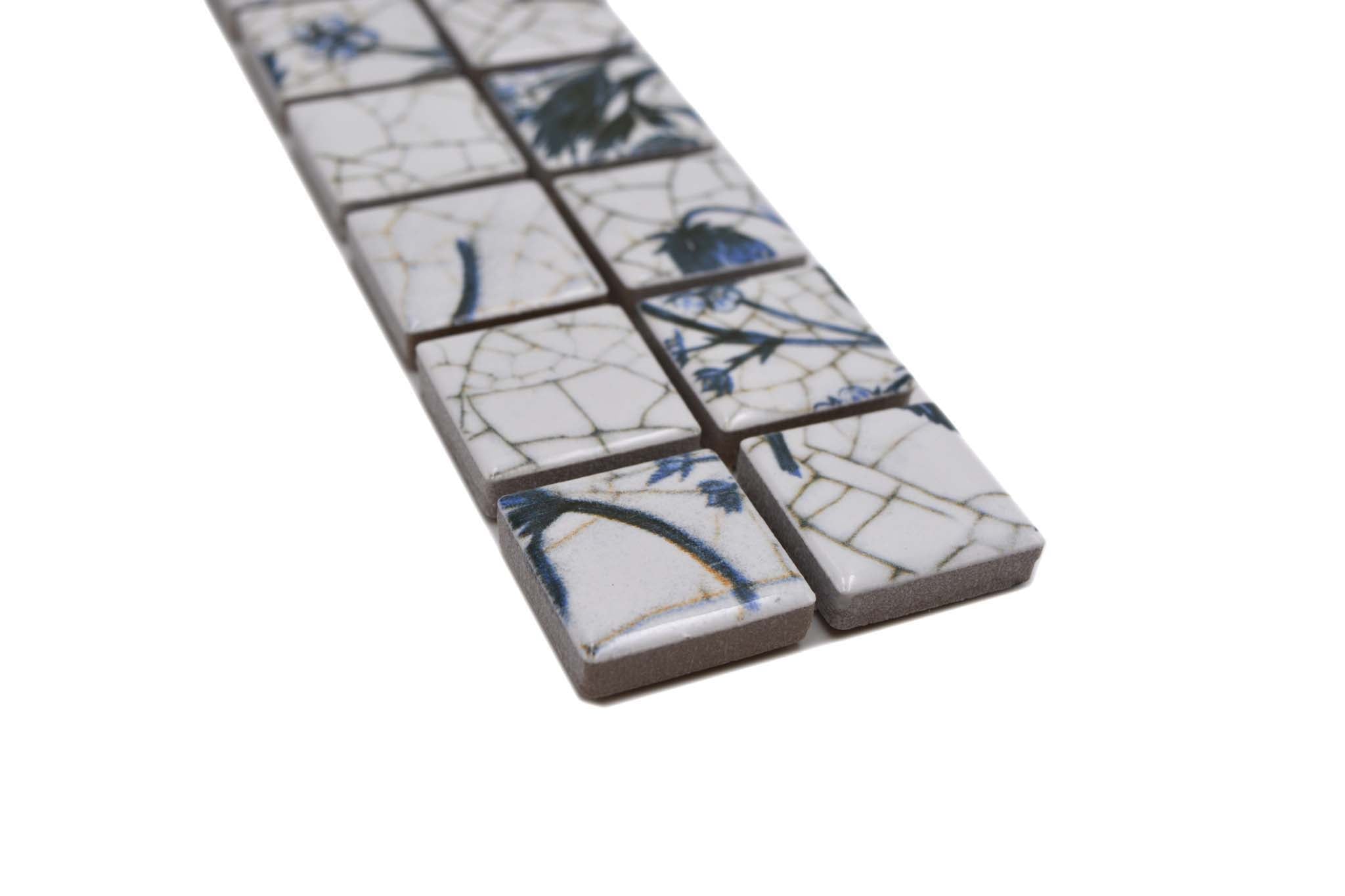 Bård (Klinker) Vit Markaryd - 015 | 23x23x6mm. Säljs styckvis.