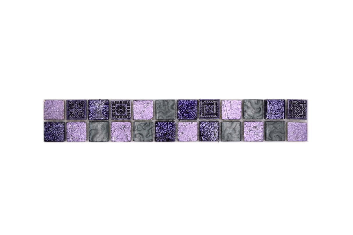 Bård (Kakel) Lila Markaryd - 061 | 23x23x8mm. Säljs styckvis.
