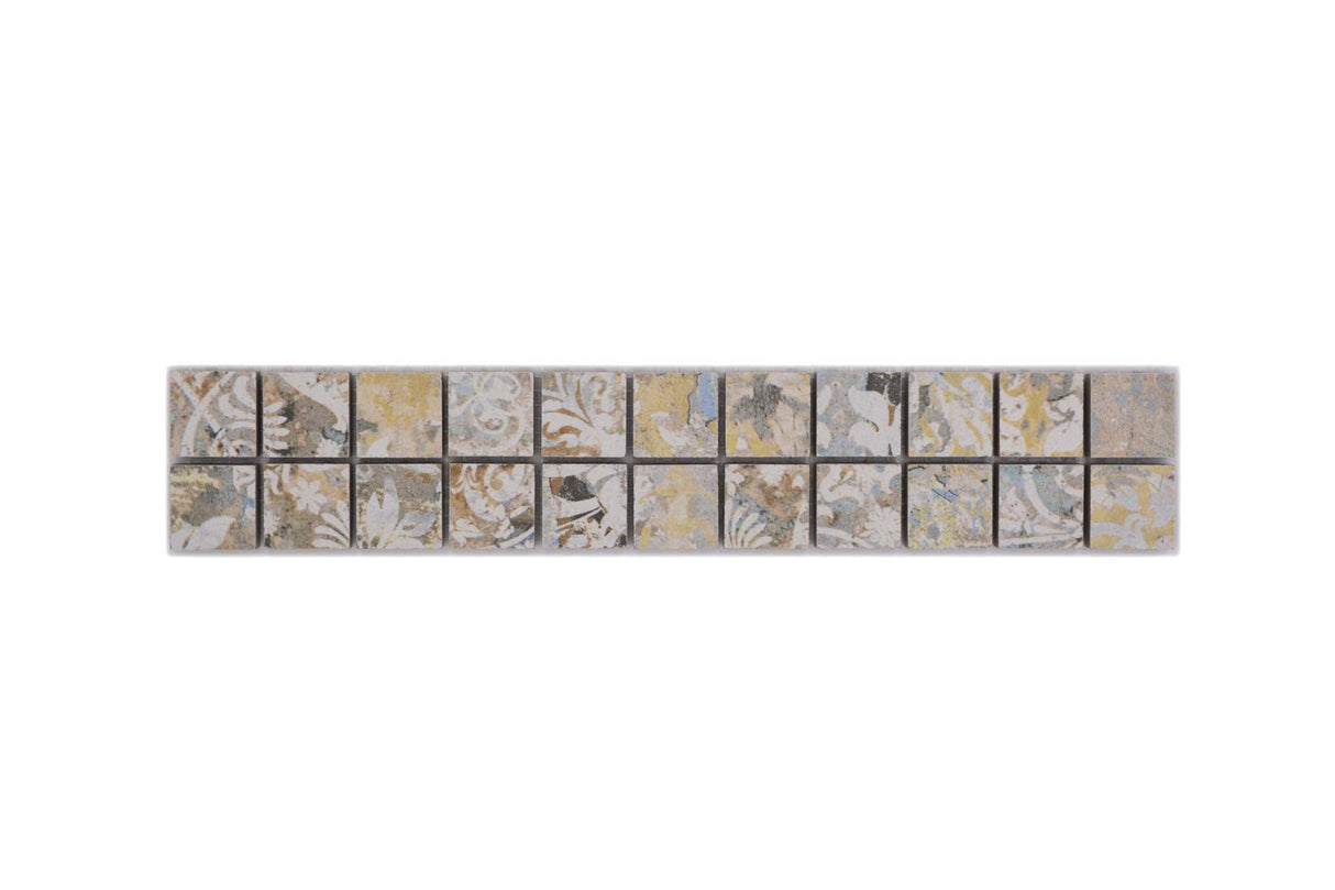 Bård (Klinker) Flerfärgad Markaryd - 041 | 25x25x10mm. Säljs styckvis.