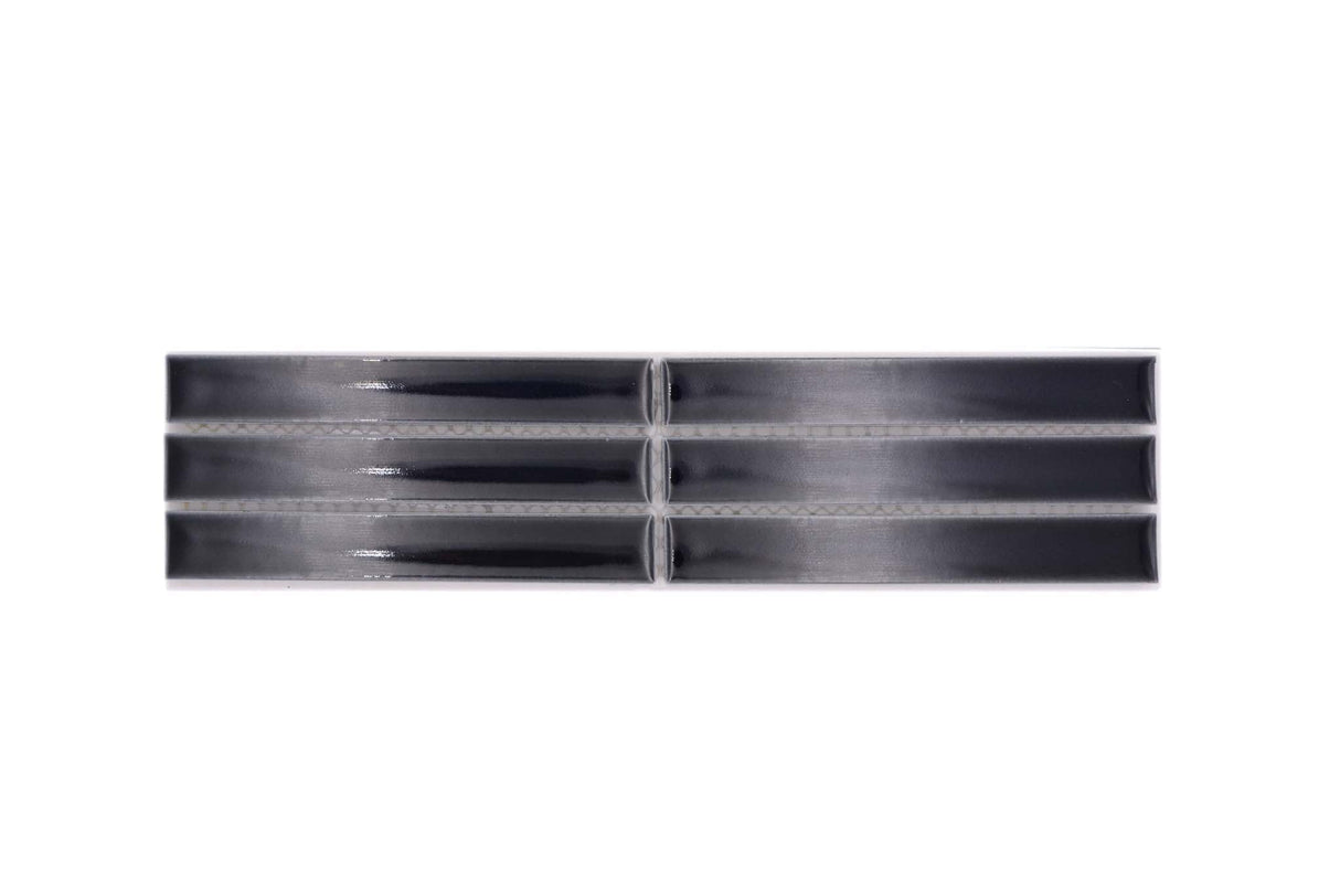 Bård (Kakel) Svart Markaryd - 067 | 20x145x7,5mm. Säljs styckvis.