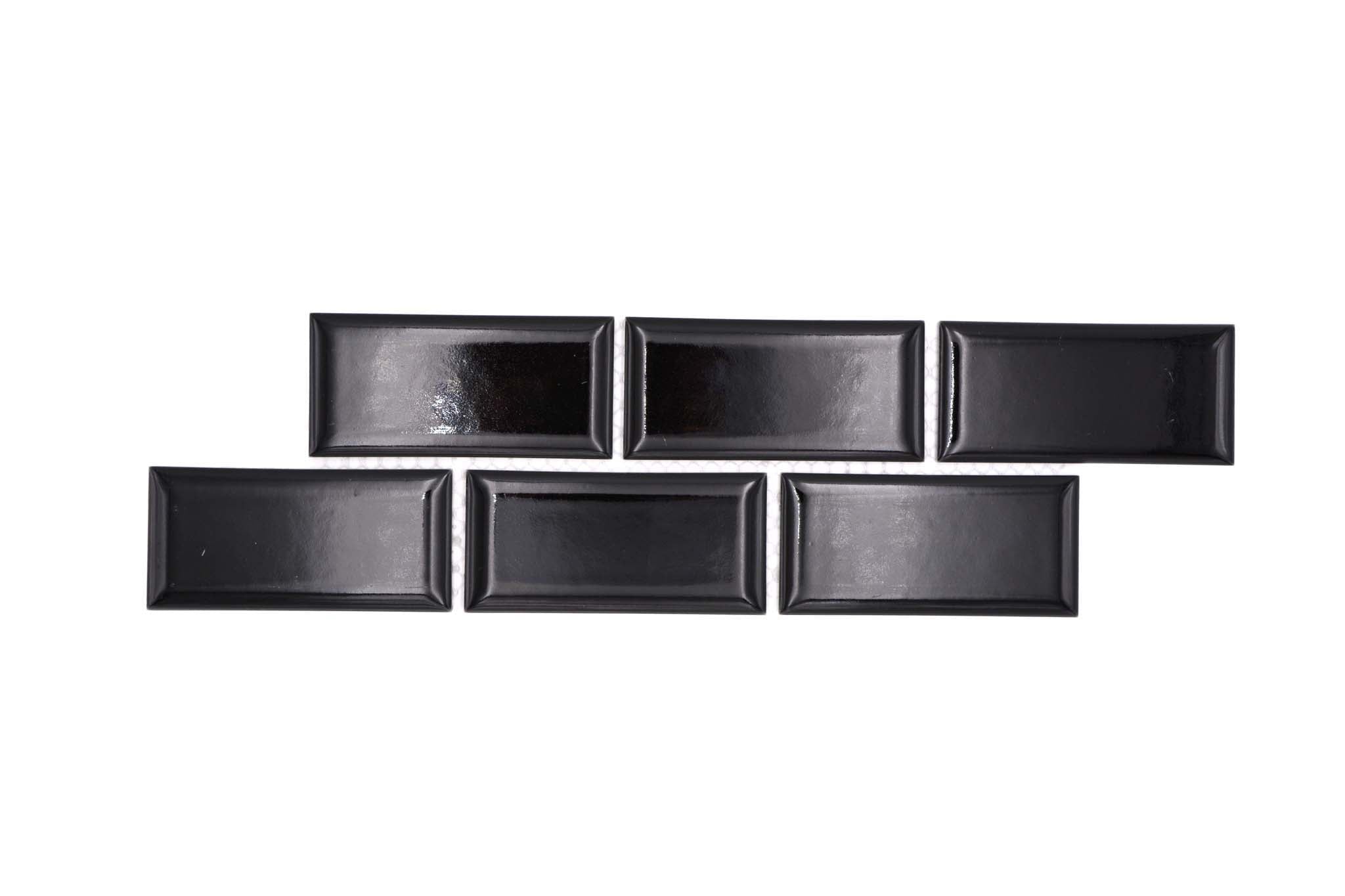 Bård (Klinker) Svart Markaryd - 049 | 45x95x6,5mm. Säljs styckvis.