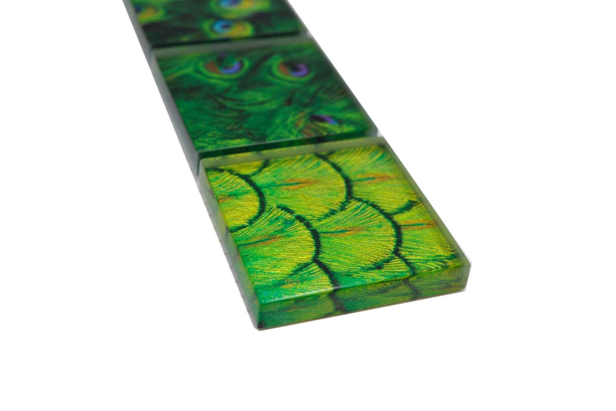 Bård (Kakel) Grön Markaryd - 036 | 48x48x8mm. Säljs styckvis.