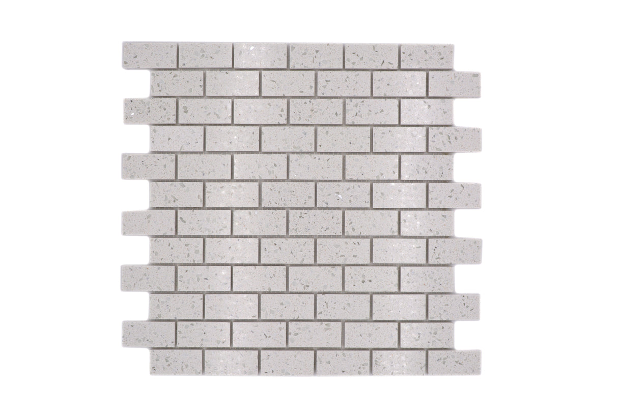 Mosaik Vit Mariehamn-001 | 0,09 m²/ark